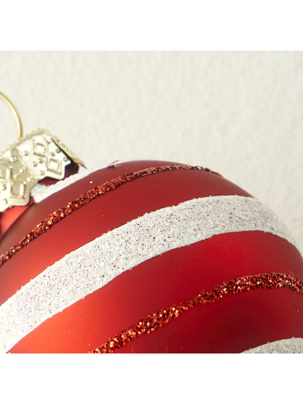 Christmas Yılbaşı Süsü Kırmızı (19x15x4 cm)-4