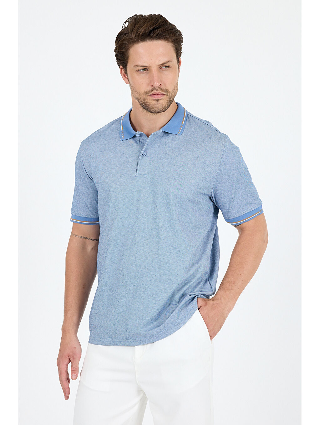 İndigo Erkek Polo Yaka Kısa Kollu Tişört 5029-1