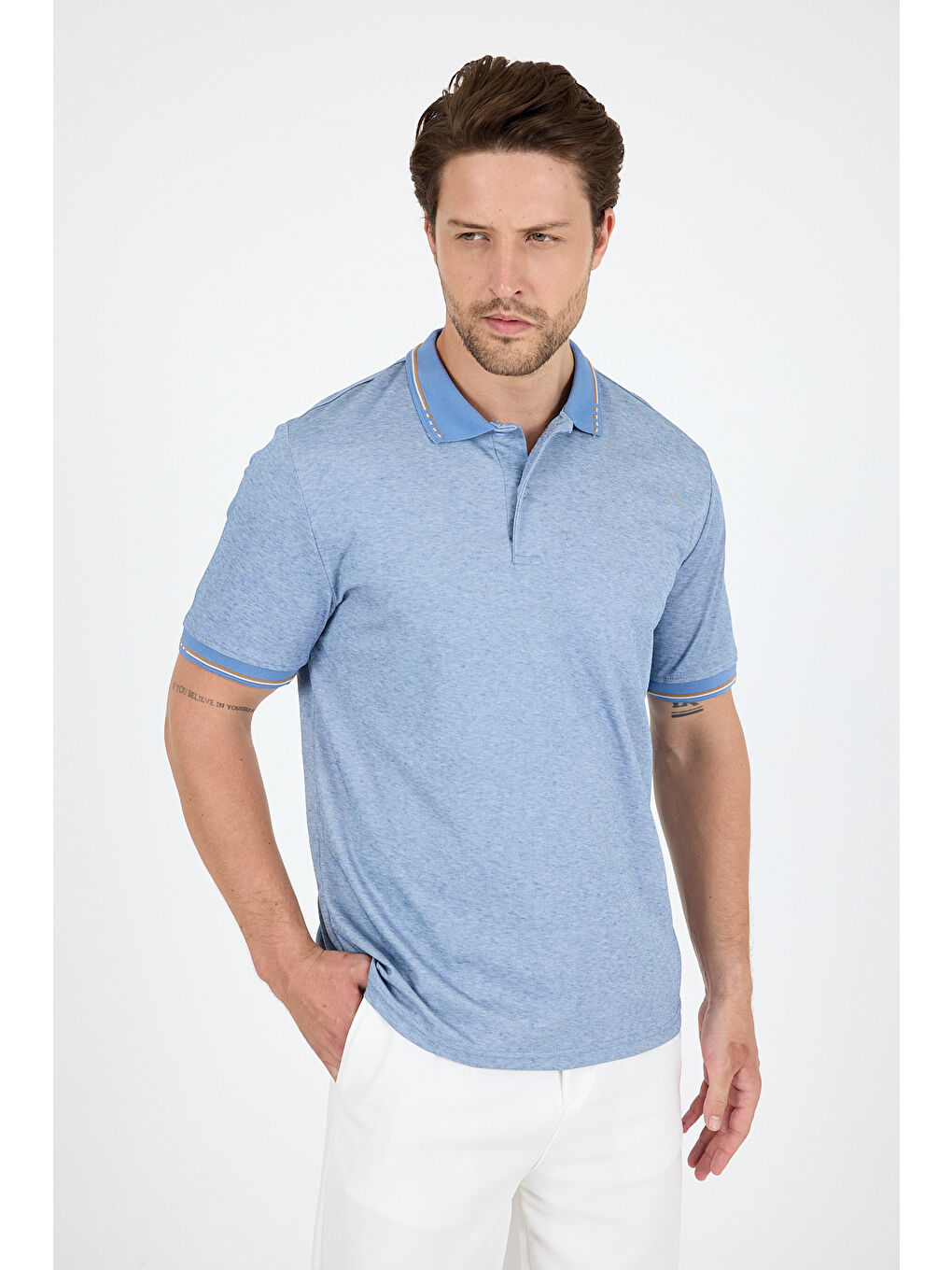 İndigo Erkek Polo Yaka Kısa Kollu Tişört 5029-2