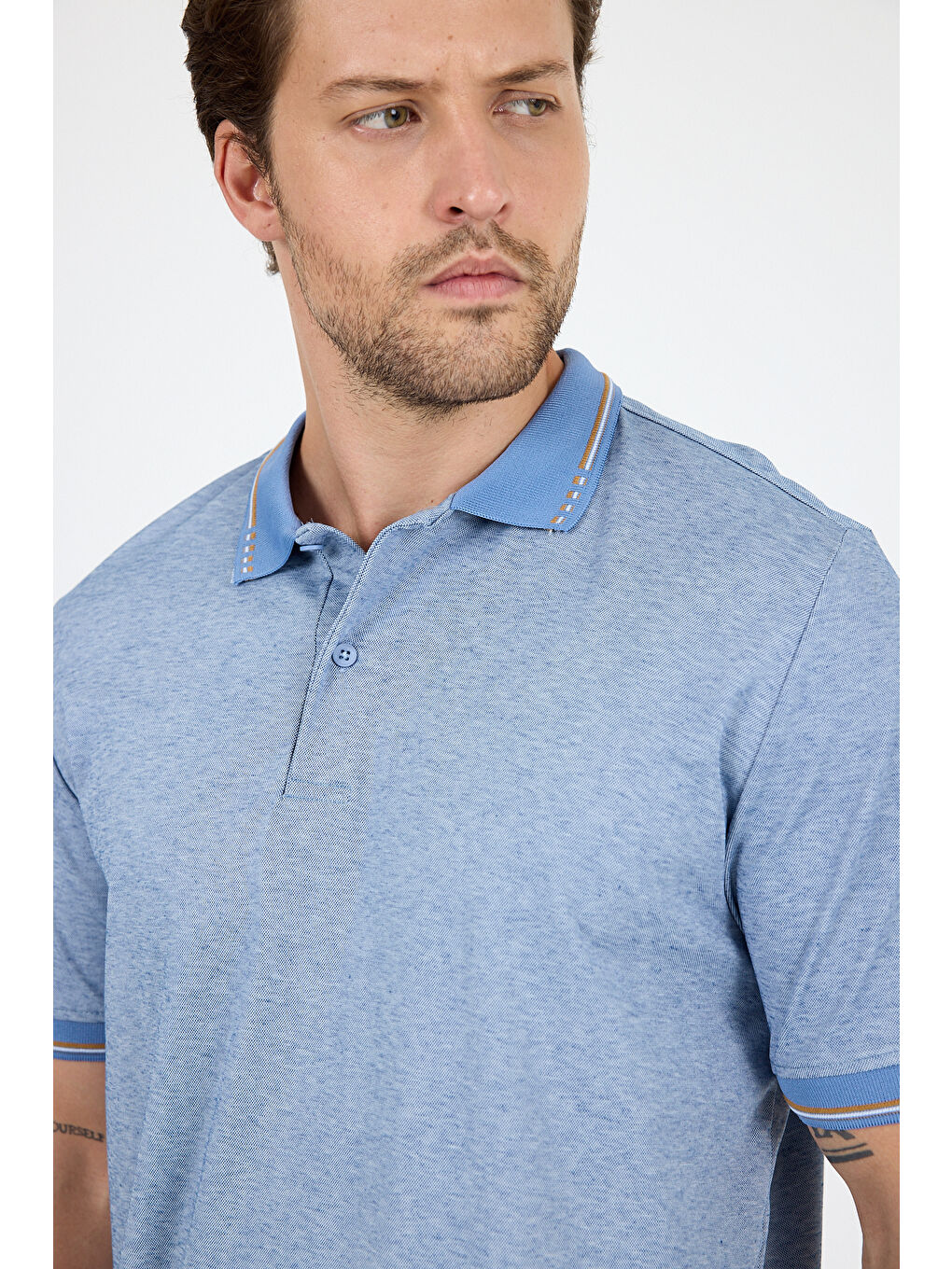 İndigo Erkek Polo Yaka Kısa Kollu Tişört 5029-3