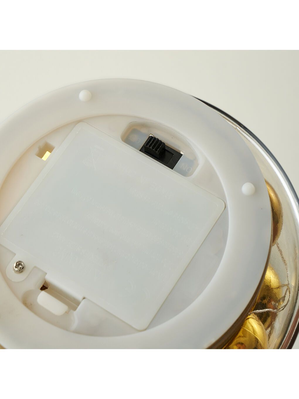 Sarı Christmas Tree Ledli Aydınlatma Gold (12x12x29 cm)-4