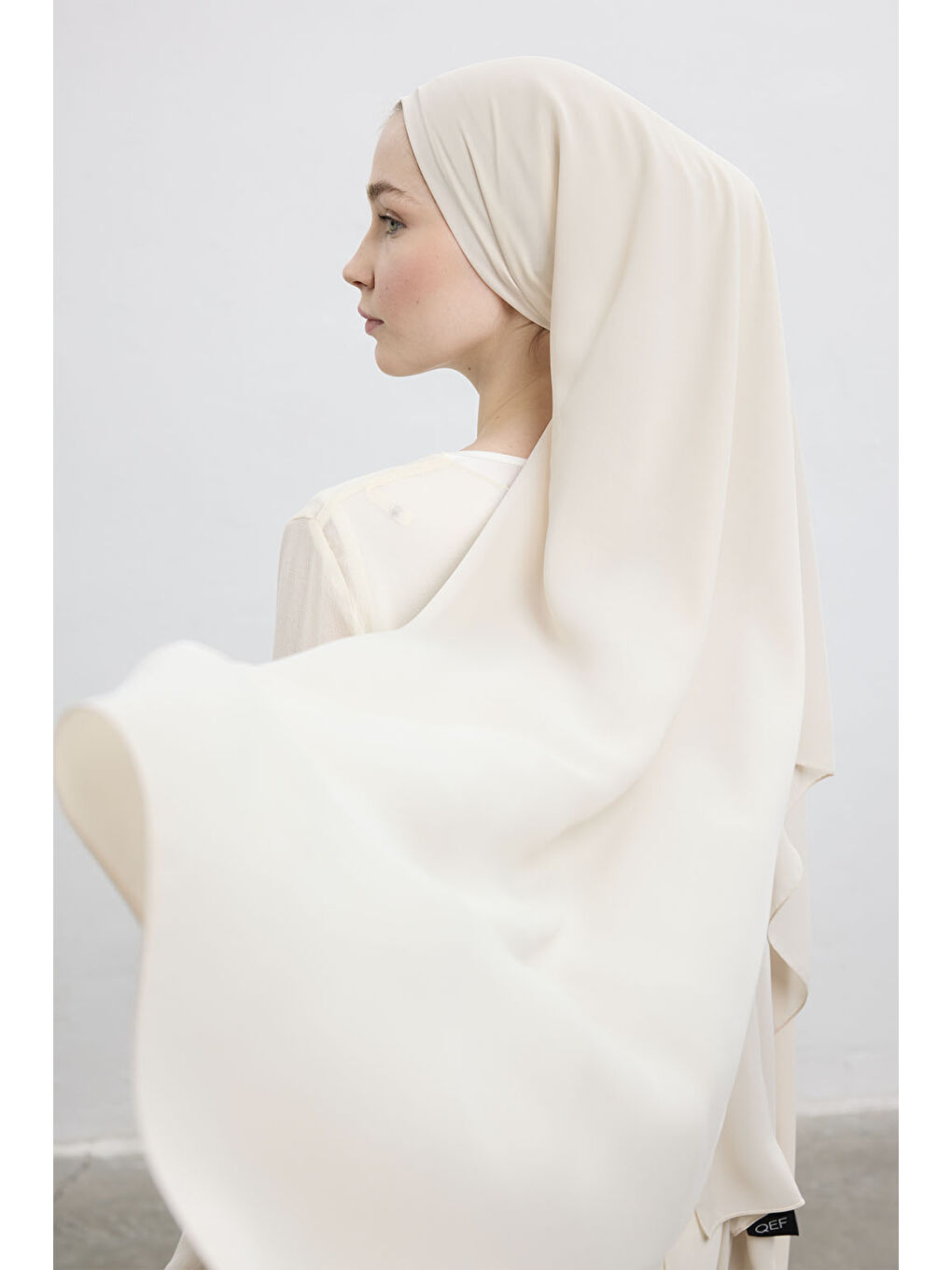 Ekru Comfort Luxe Şal Koyu Krem-2