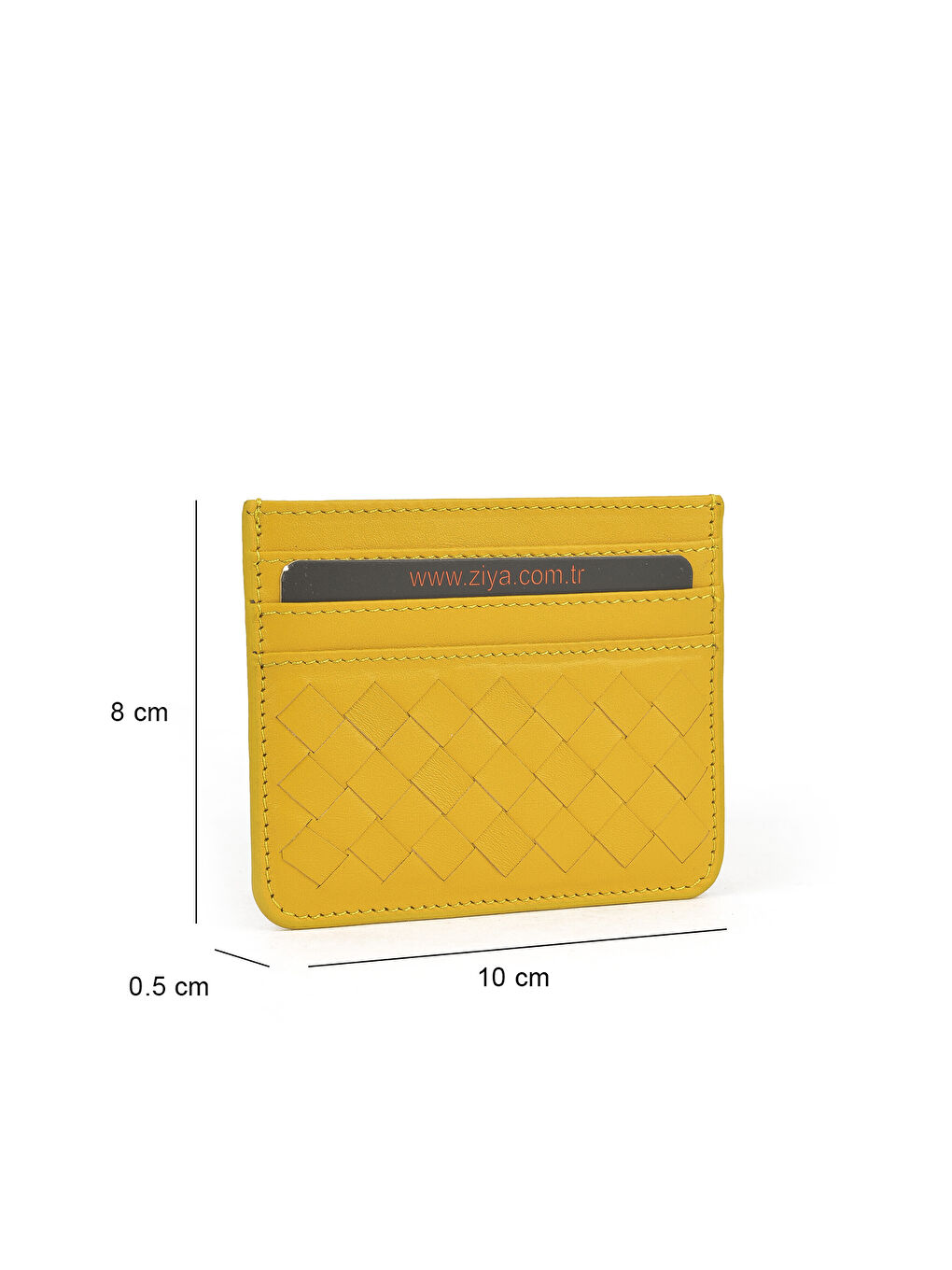 Unisex Hakiki Deri Kartlık 1539852Z06 Sarı-1