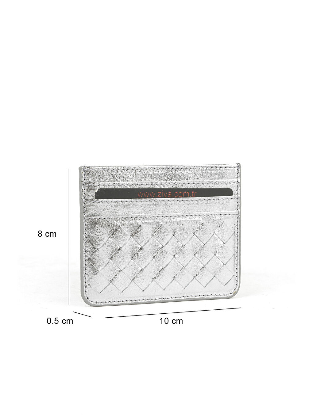 Gri Unisex Hakiki Deri Kartlık 1539852Z06 Gümüş-1