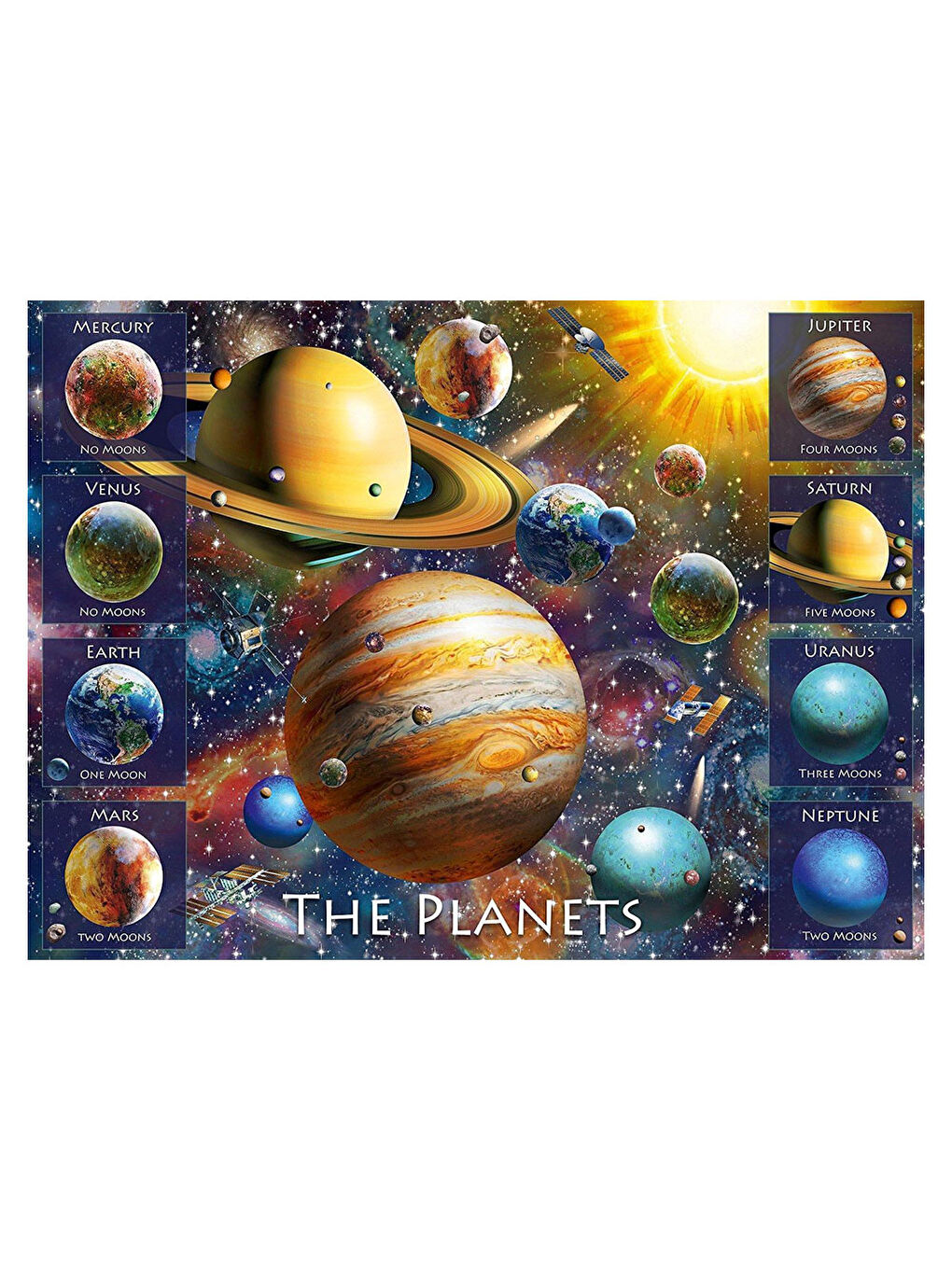 Puzzle 100 Parça Planets 108534-2