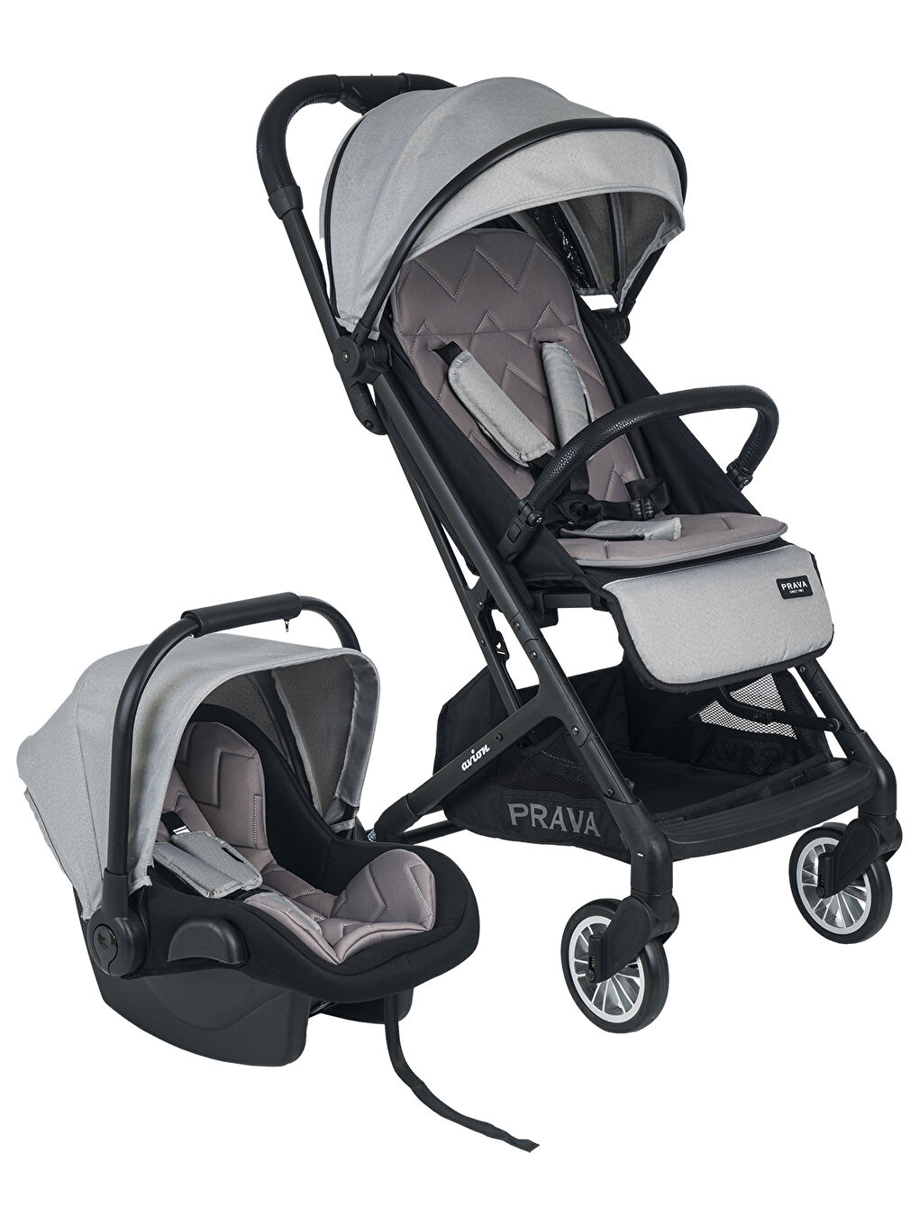 Avion Travel Sistem Bebek Arabası Gri