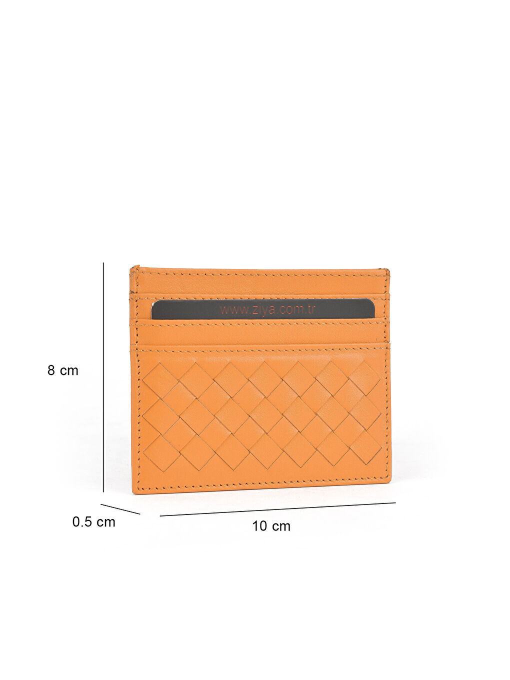 Unisex Hakiki Deri Kartlık 1539852Z05 Turuncu-1