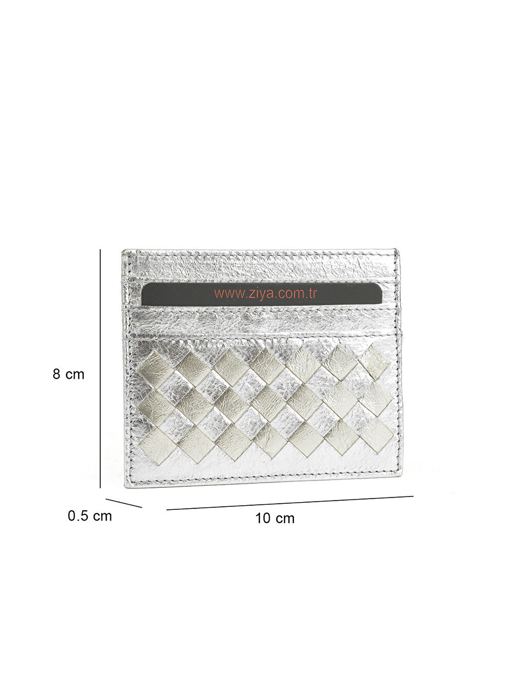 Gri Unisex Hakiki Deri Kartlık 1539852Z05 Gümüş-1