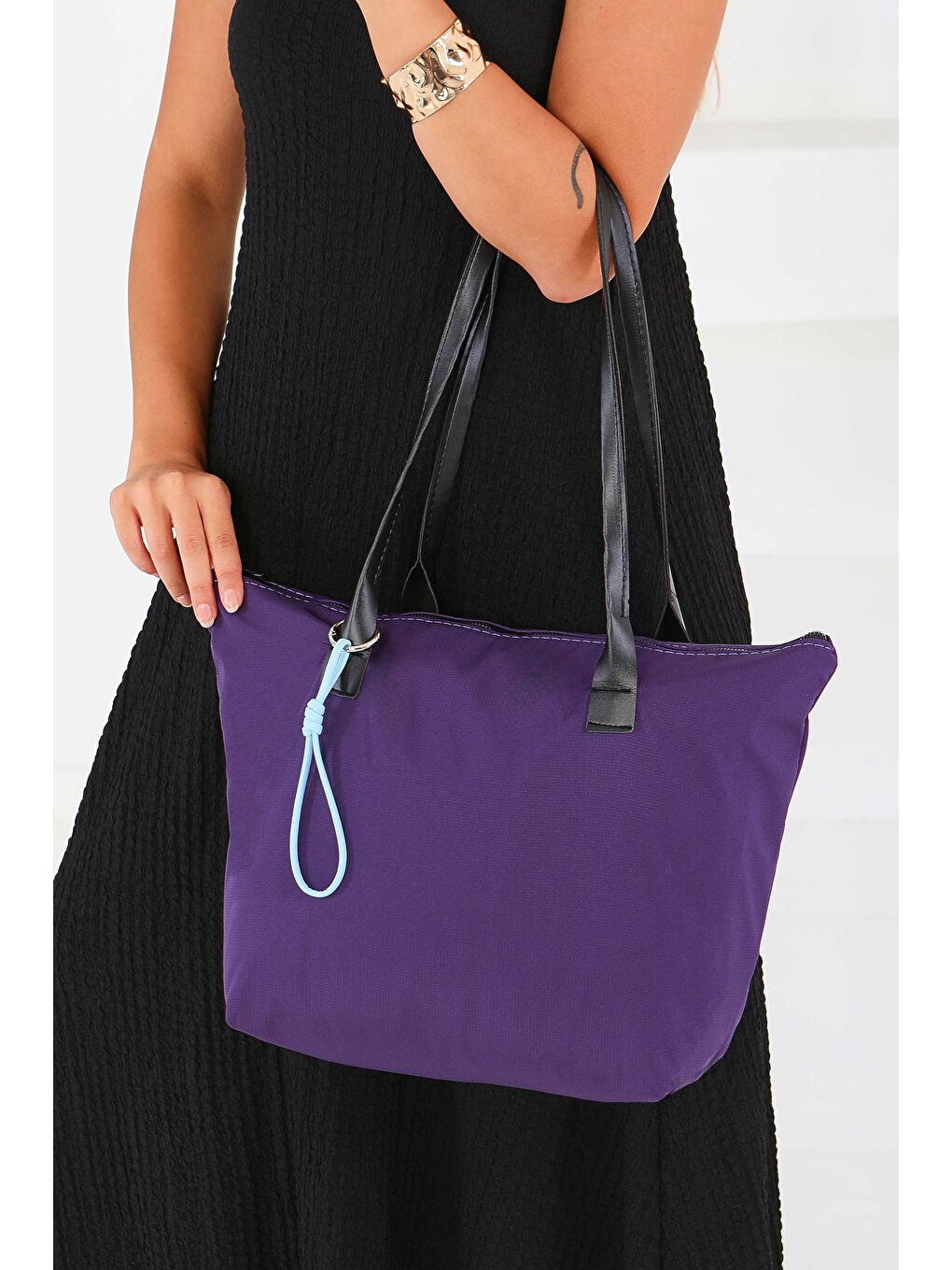 Kadın Mor Kol Çantası - 27541-2