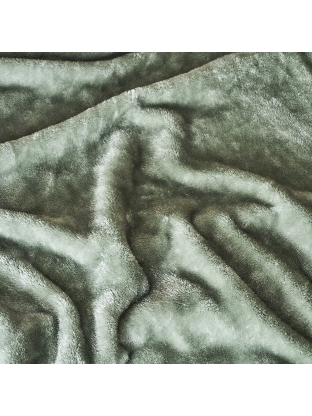 Shelly Wellsoft Çift Kişilik Battaniye Yeşil (200x220 cm)-1