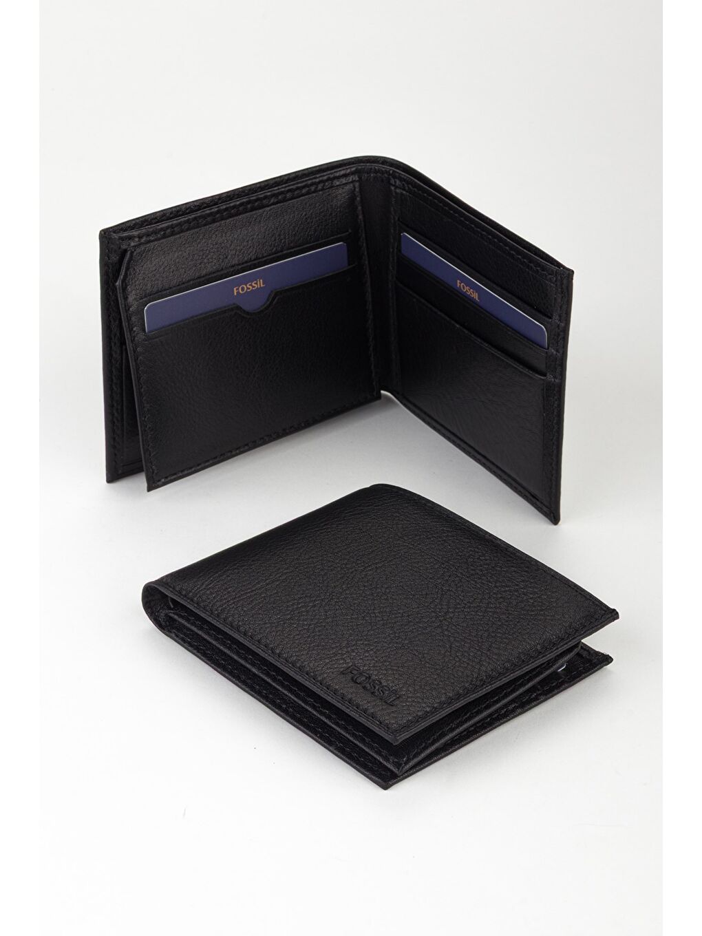 Siyah Kutulu Hakiki Deri Yatay El Portföyü Cüzdan