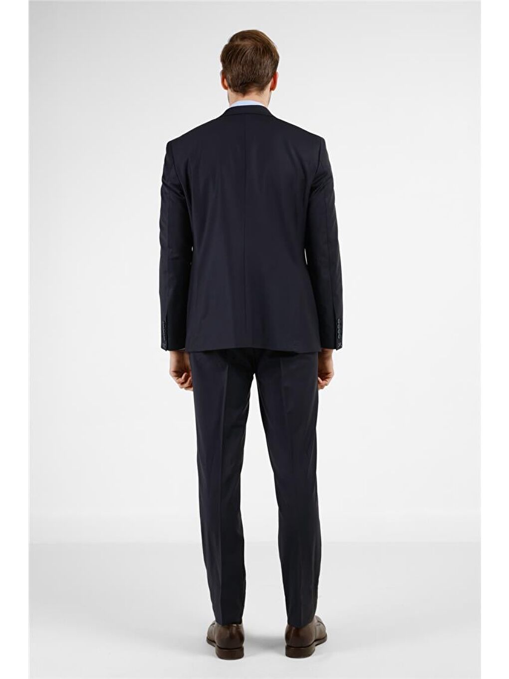 Lacivert Mono Yaka 6 Drop Comfort Fit Takım Elbise 1001255178-4