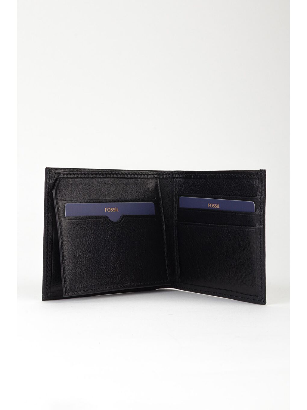 Siyah Kutulu Hakiki Deri Yatay El Portföyü Cüzdan-1