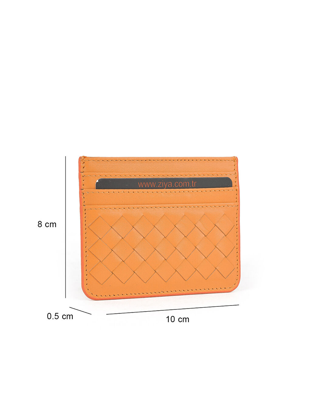 Unisex Hakiki Deri Kartlık 1539852Z06 Turuncu-1