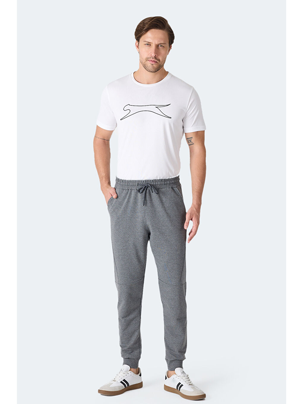 INFERNAL I Erkek Koyu Gri Eşofman Altı-1