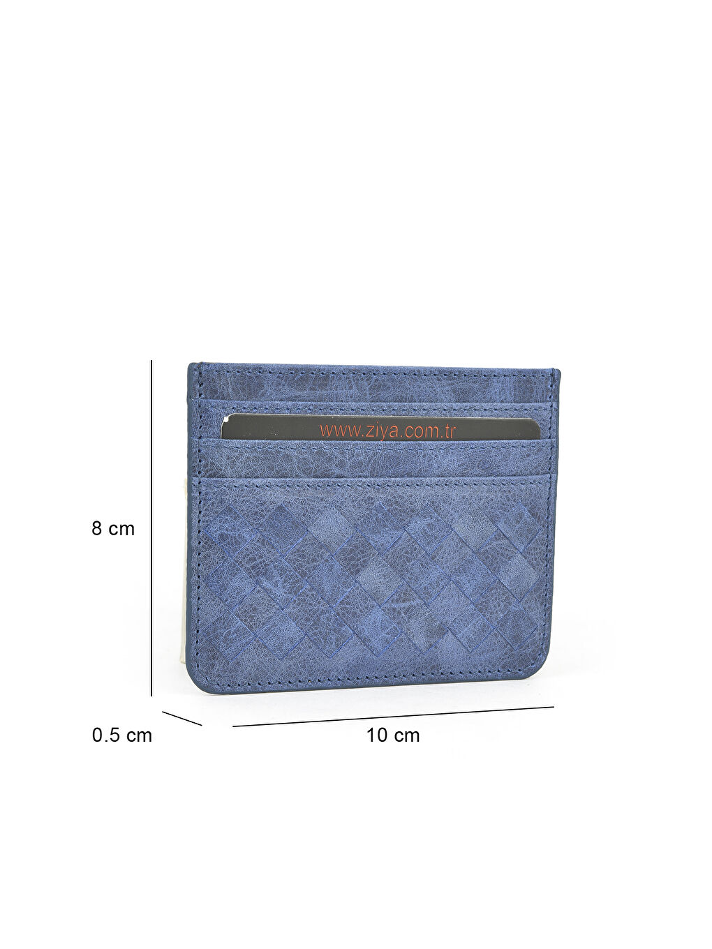 Unisex Hakiki Deri Kartlık 1539852Z06 Jean Mavi-1