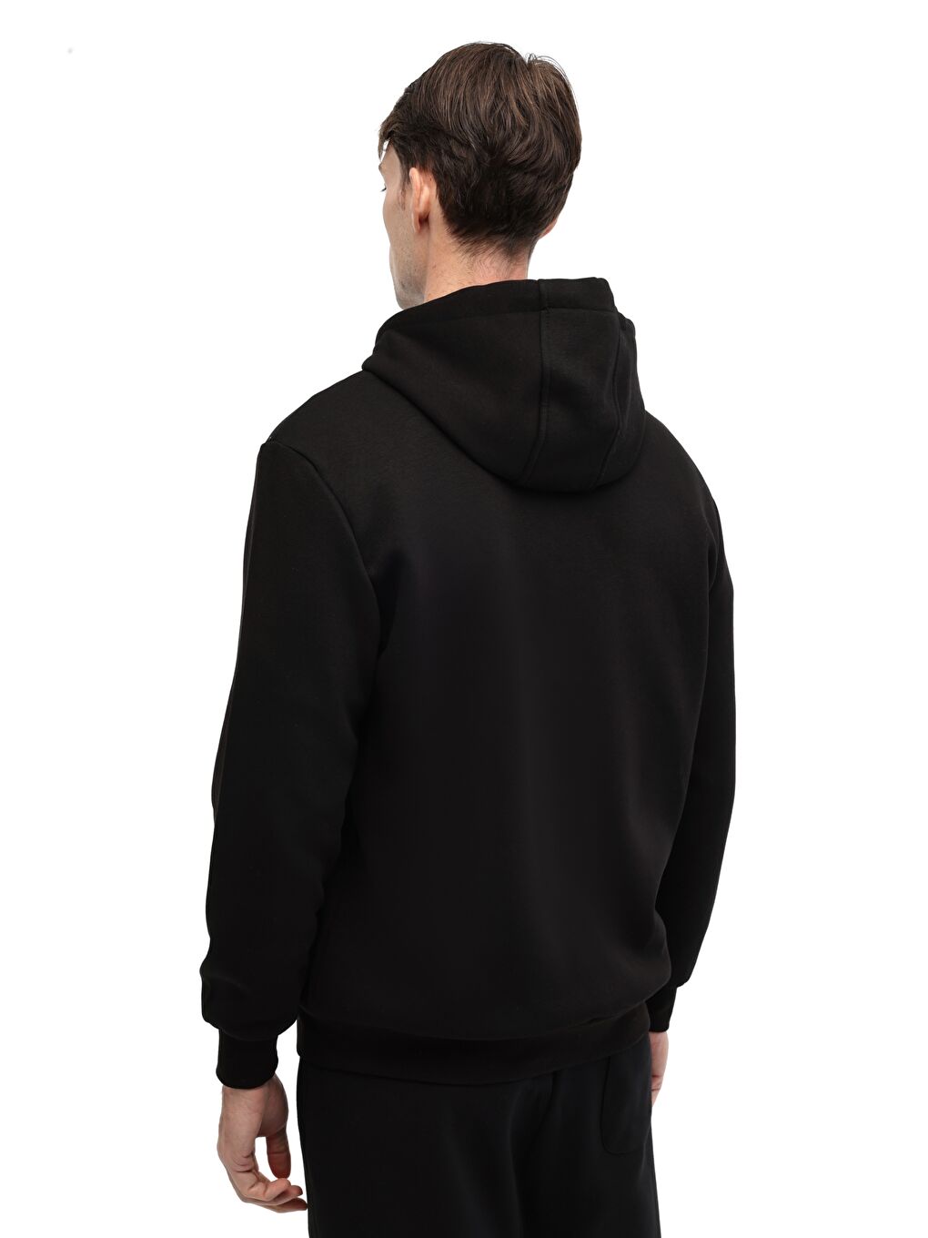 MB SN387 FZ HD 5PR Siyah Erkek Eşofman Üstü-1