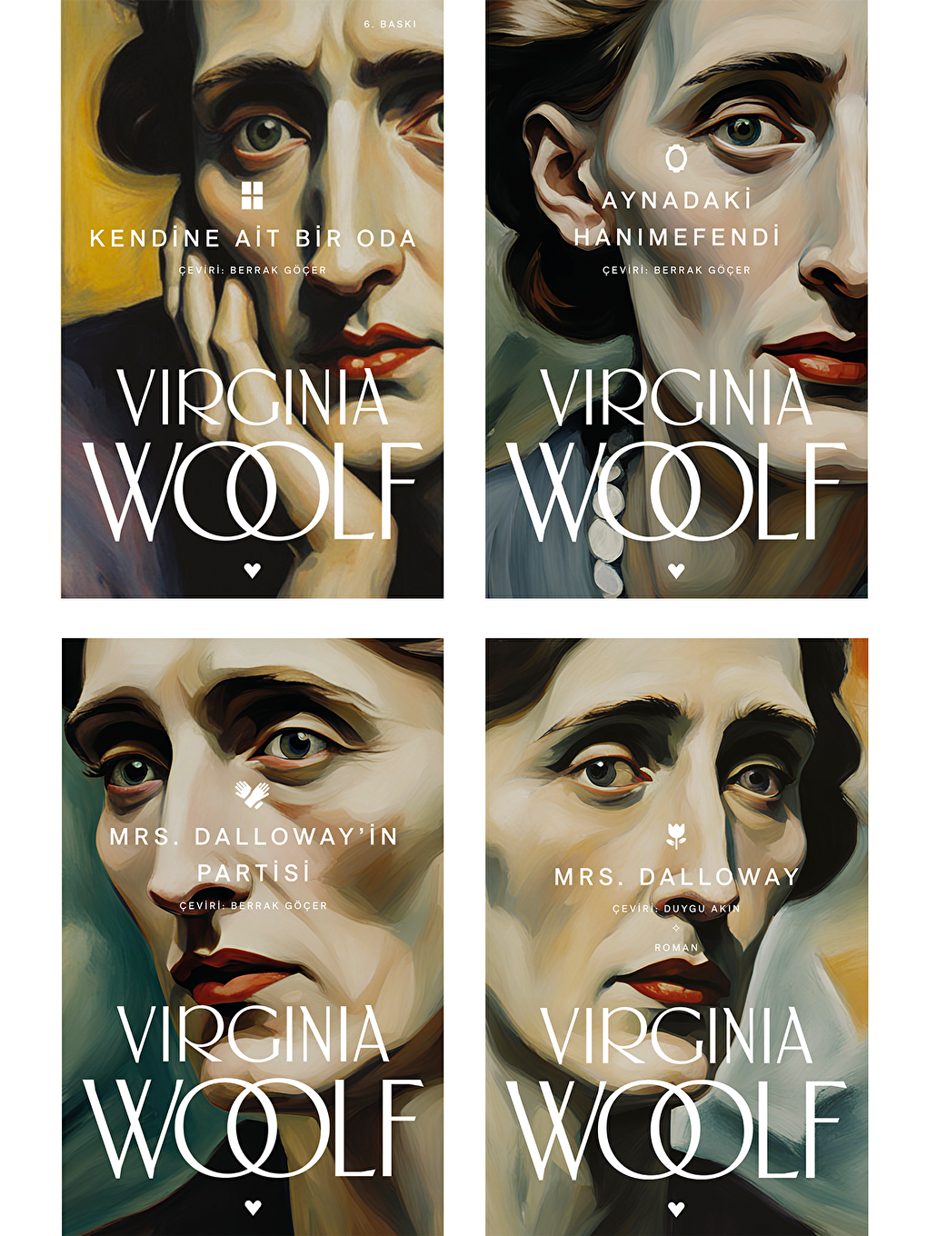Virginia Woolf Seti (4 Kitap)