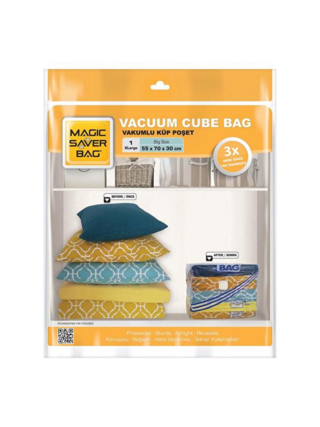 Renksiz Vakumlu Küp Poşet-1