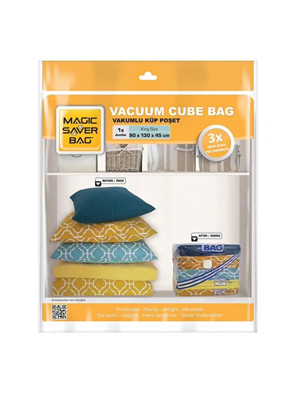 Renksiz Vakumlu Küp Poşet-2