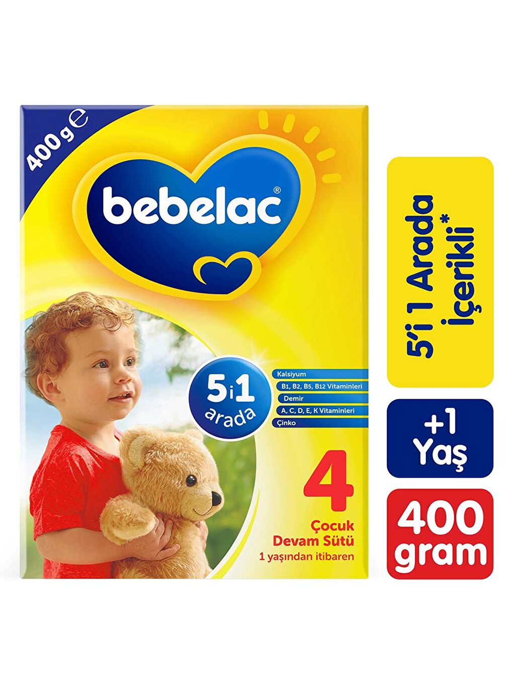 4 Çocuk Devam Sütü 1 Yaş+ 400 Gr