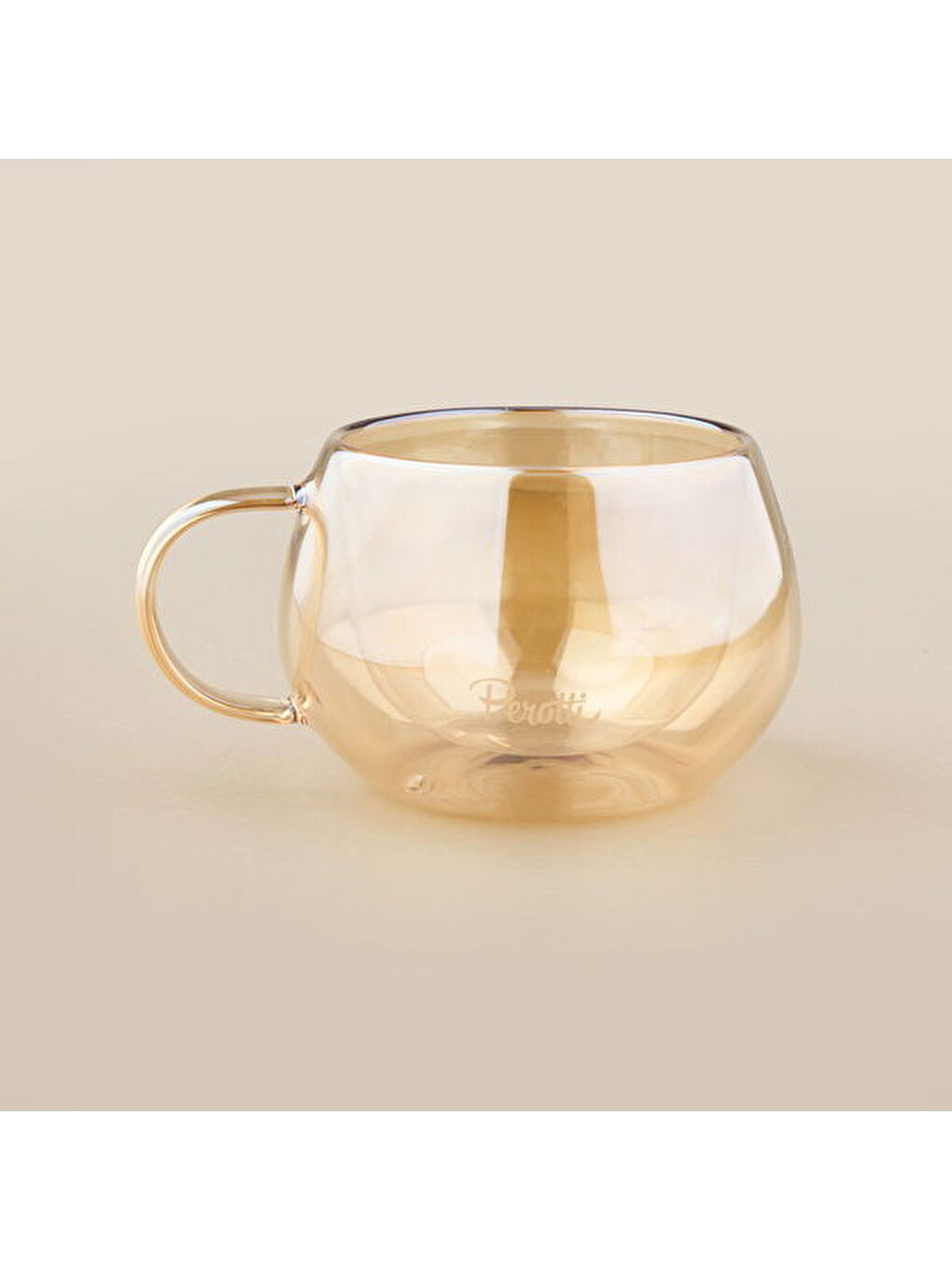 Sarı Çift Cidarlı Kupa - Amber - 280 ml