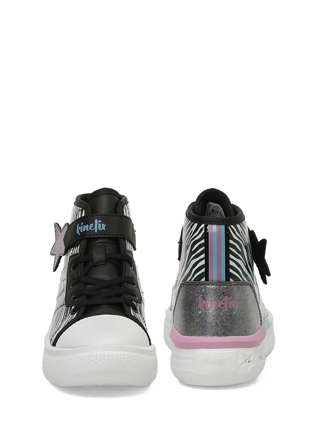 Loops Hı Pu F 4pr Siyah Kız Çocuk High Sneaker-4