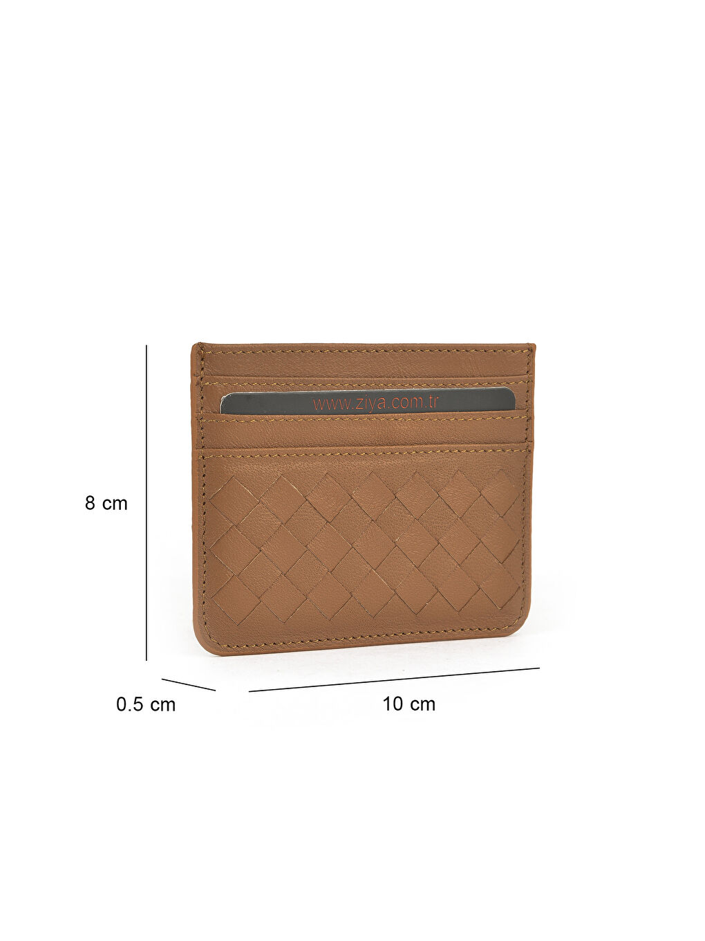 Kahverengi Unisex Hakiki Deri Kartlık 1539852Z06 Kahve-1