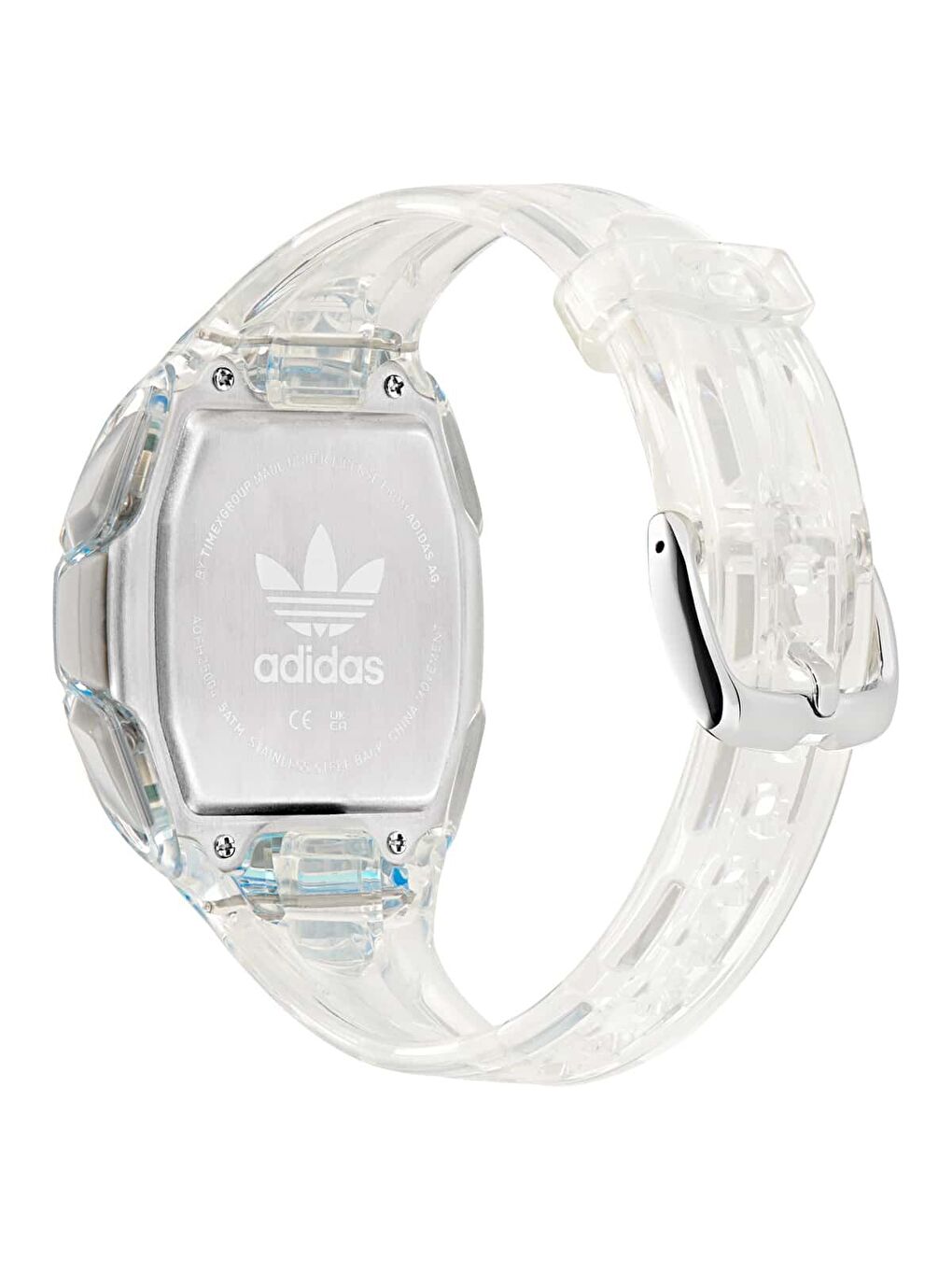 Renksiz ADAOFH25003 Kadın Şeffaf Dijital Kol Saati-2