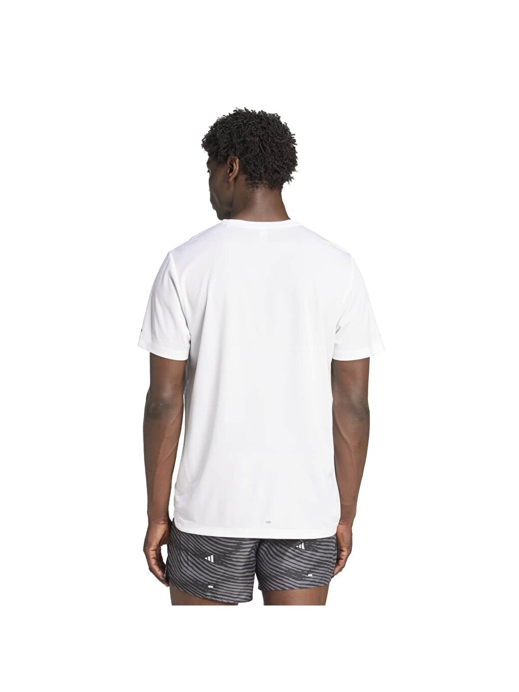 Adi365 Brand Love Erkek Beyaz Bisiklet Yaka Tişört-1