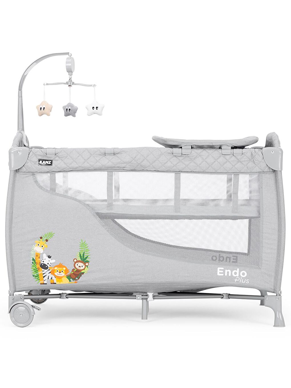 KZ Endo Plus Oyun Parkı 70x110 - Gri Standart-1