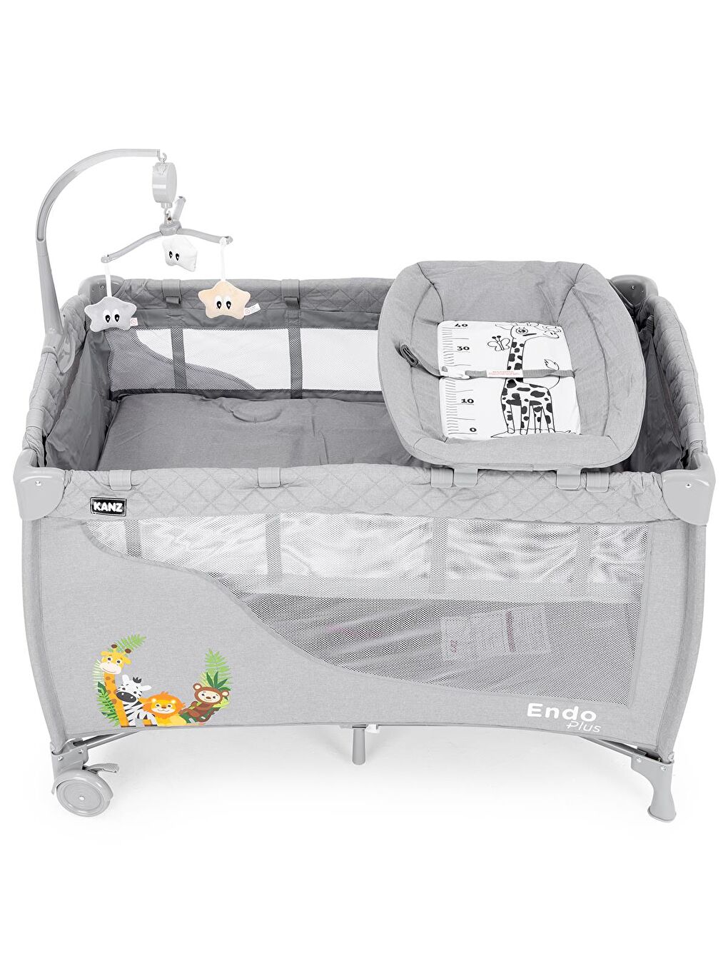 KZ Endo Plus Oyun Parkı 70x110 - Gri Standart-4