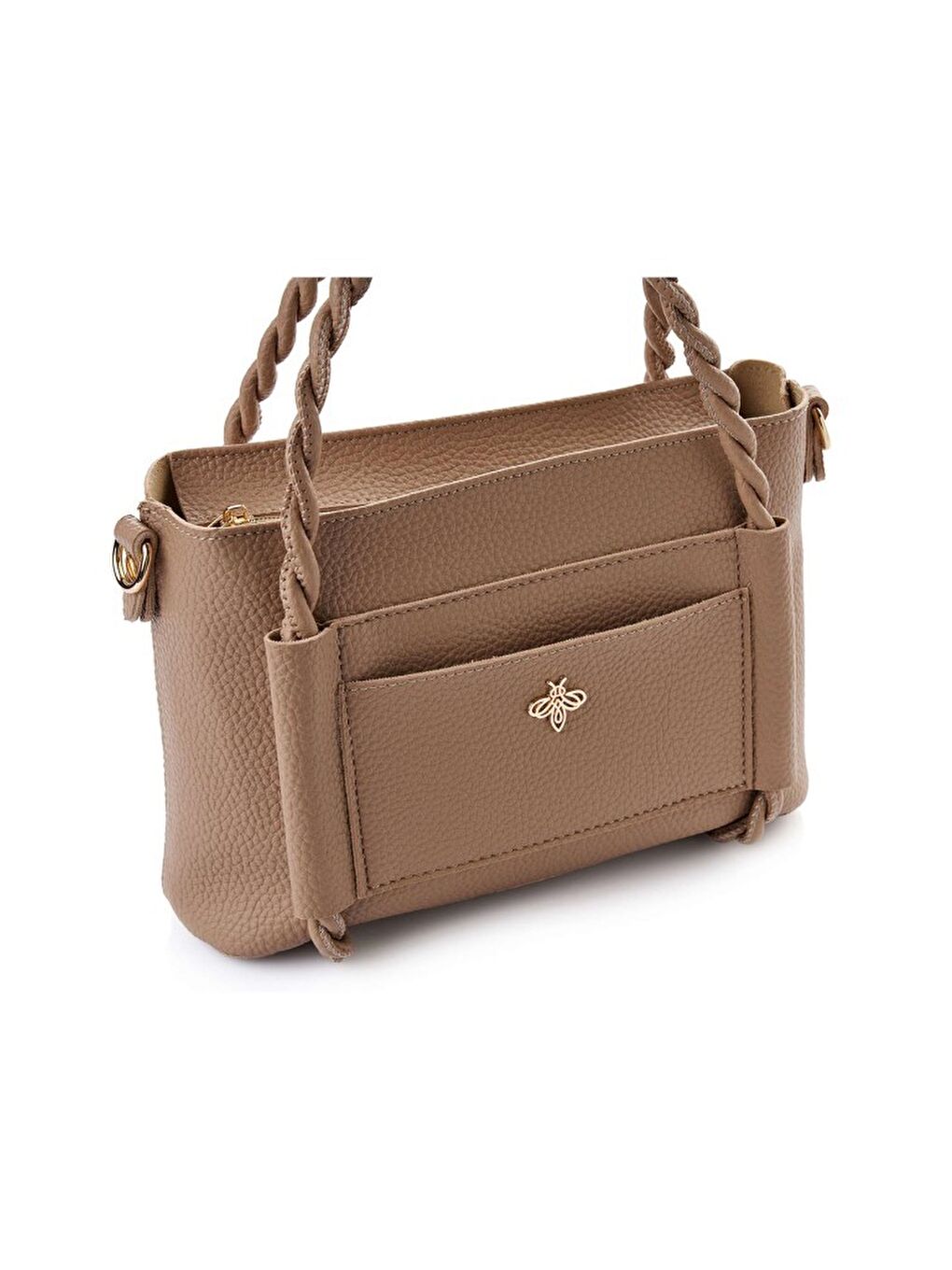 Bej Nia Kadın Omuz Çantası-2