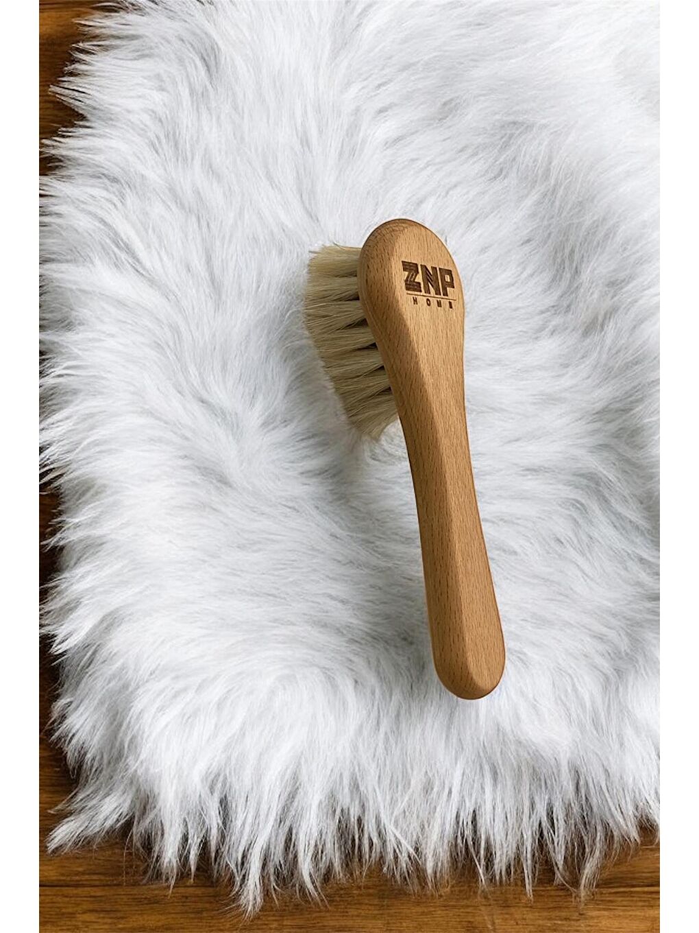 %100 Doğal At Kılı Yüz Bakım Fırçası-1