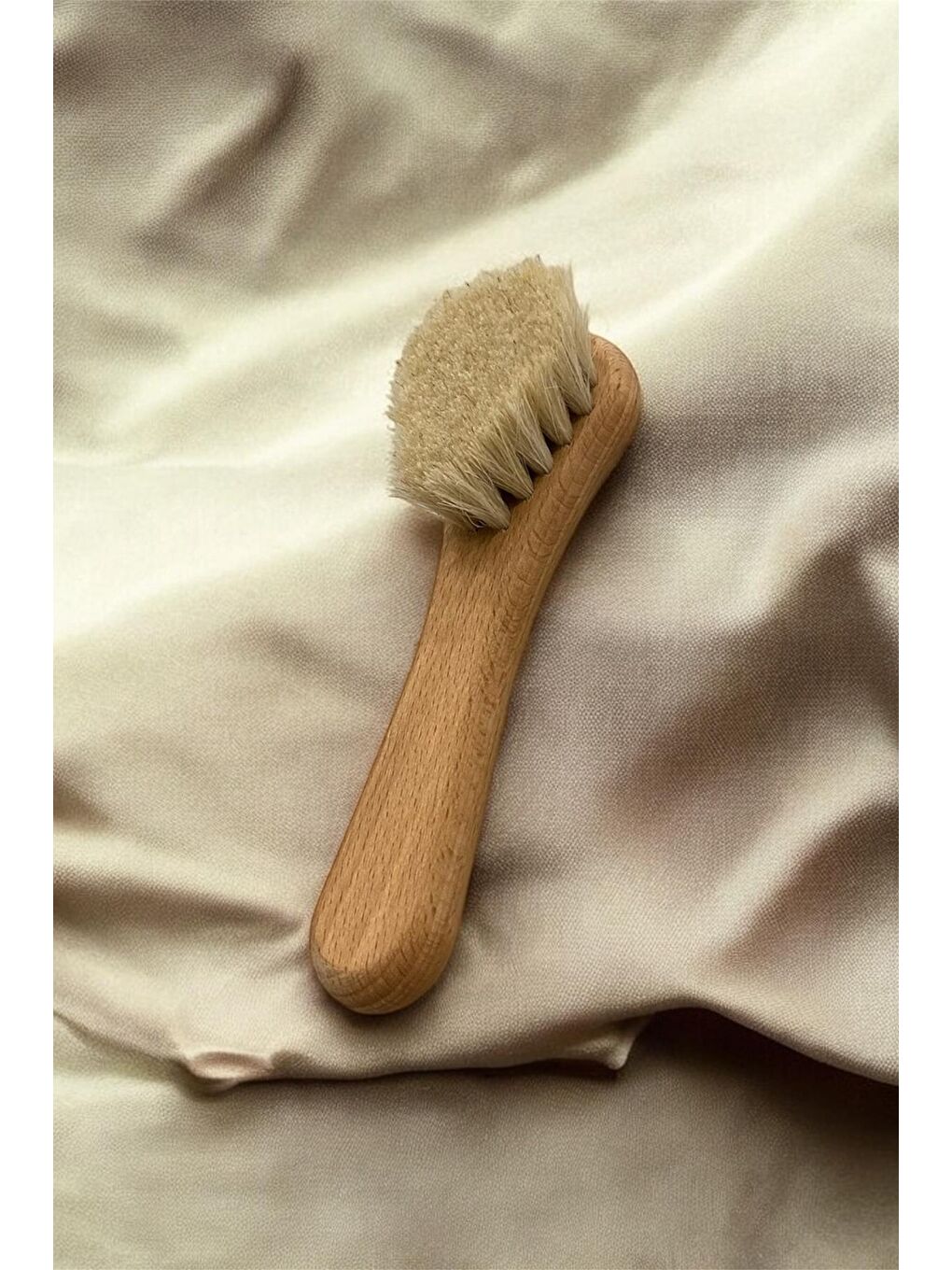 %100 Doğal At Kılı Yüz Bakım Fırçası-3