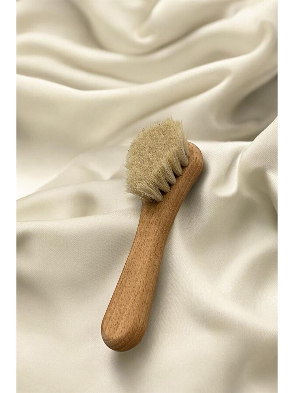 %100 Doğal At Kılı Yüz Bakım Fırçası-4