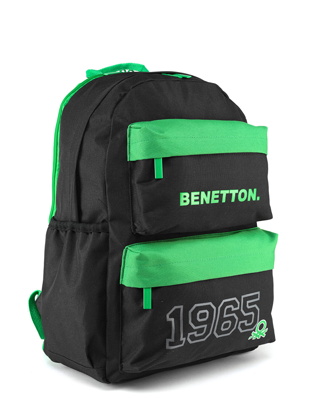 Yeşil 1965 Çift Ön Cepli Erkek Çocuk Sırt Çantası-3