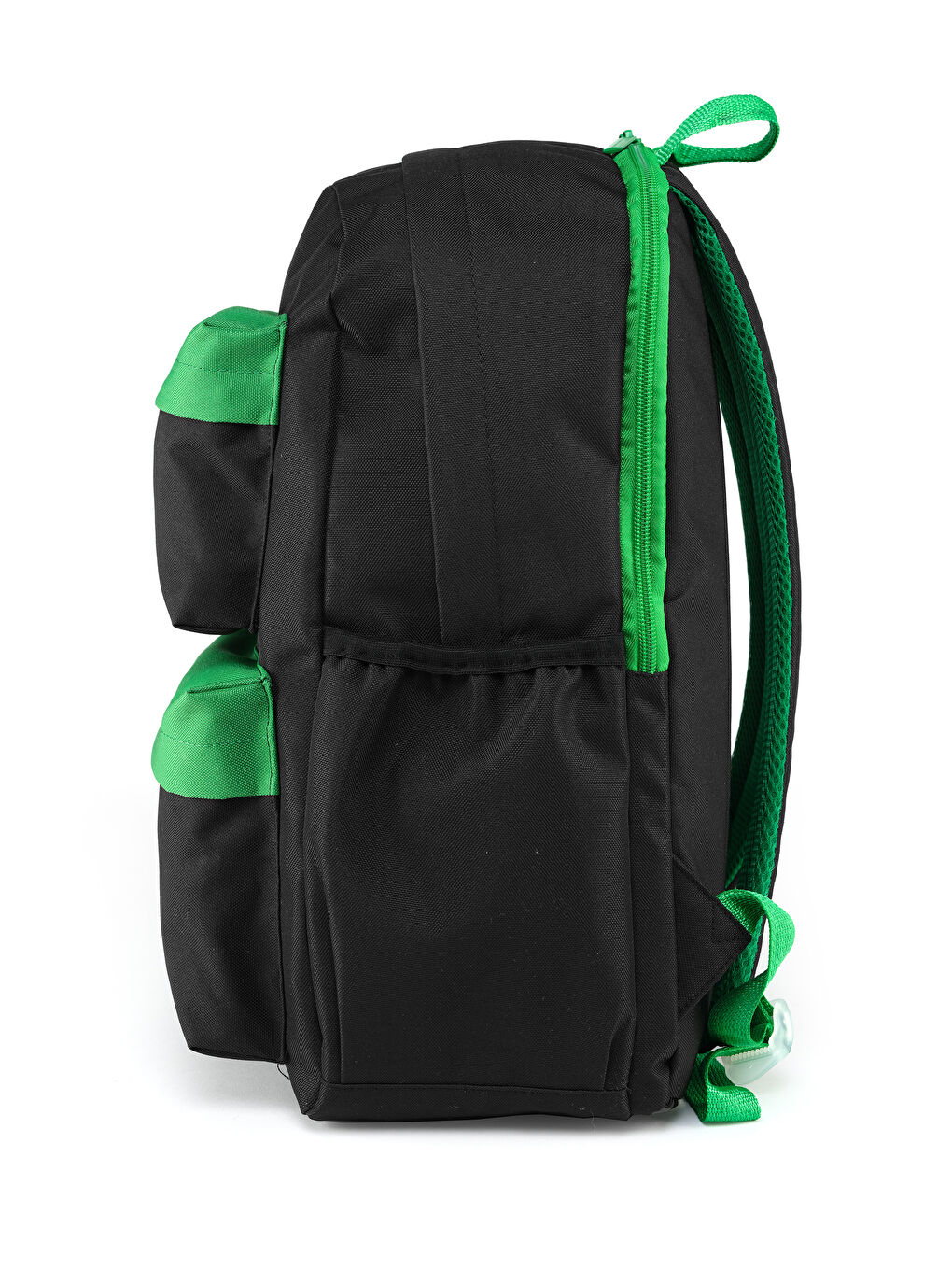 Yeşil 1965 Çift Ön Cepli Erkek Çocuk Sırt Çantası-4
