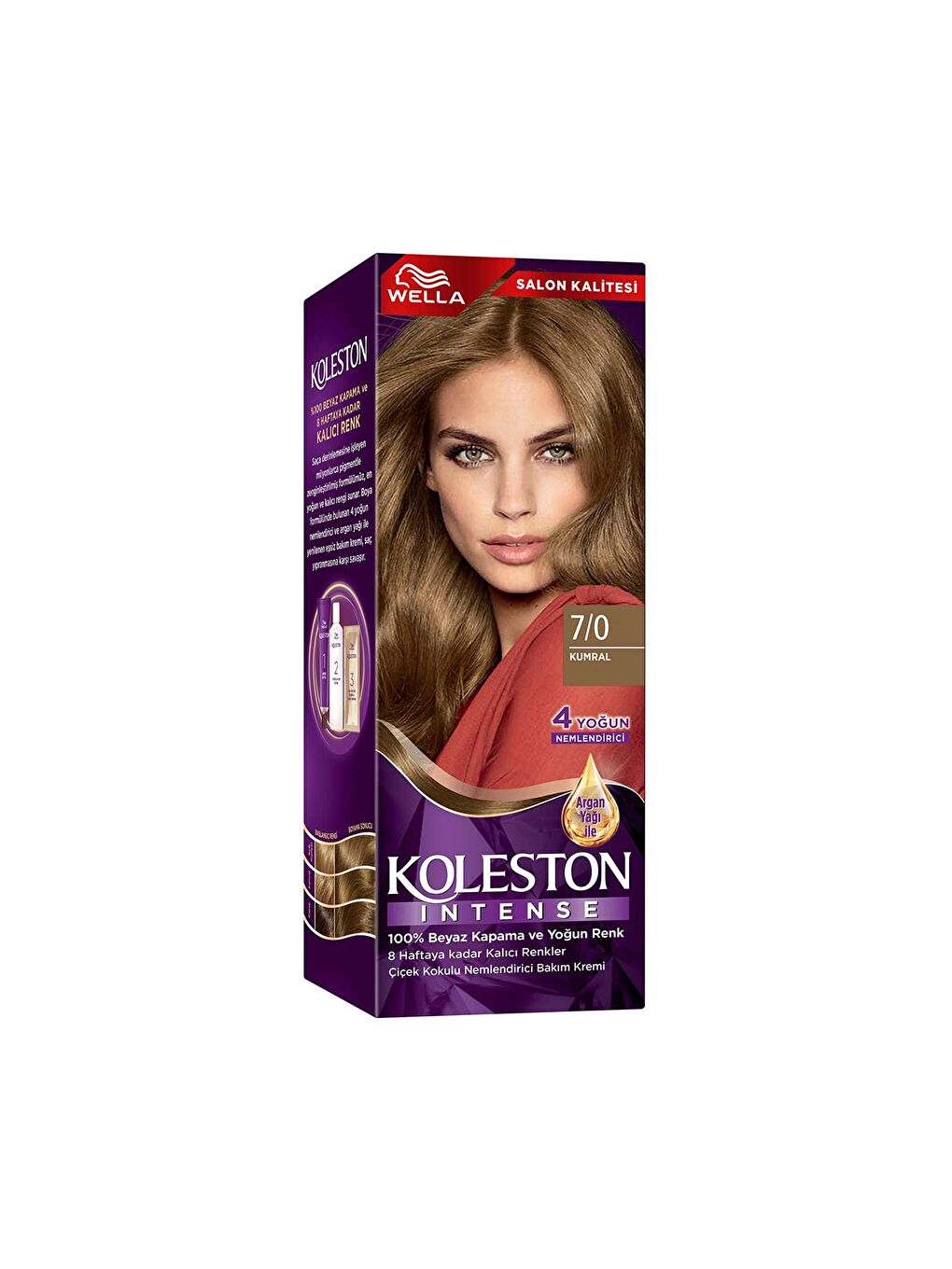 Wella Renksiz Koleston Intense Saç Boyası 7/0 Kumral - Salon Kalitesi - 1