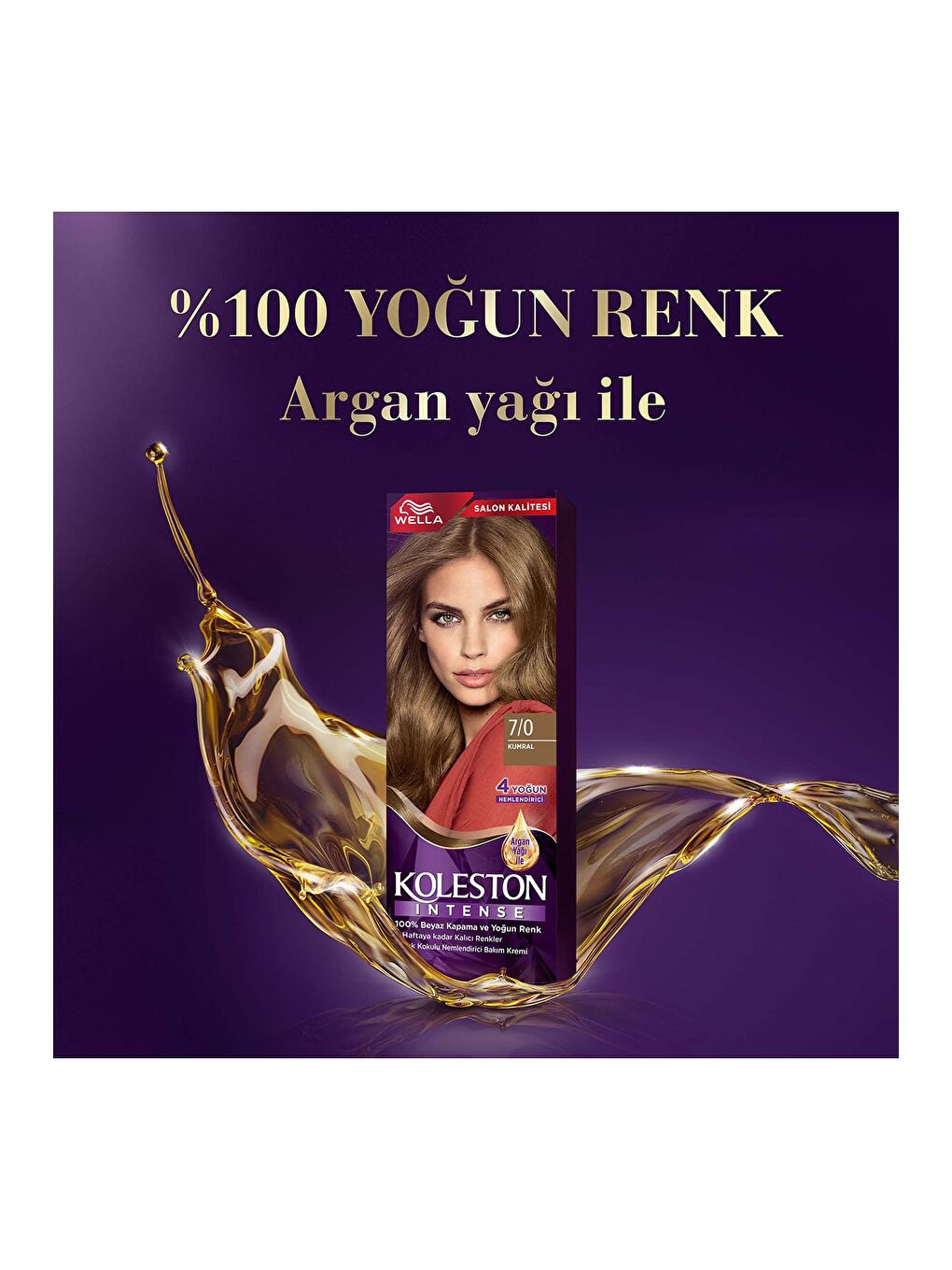 Wella Renksiz Koleston Intense Saç Boyası 7/0 Kumral - Salon Kalitesi - 2