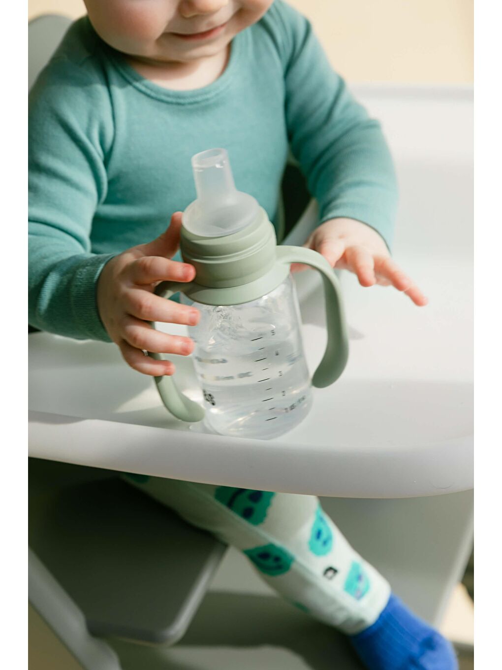 Sippy Bottle Alıştırma Bardağı - Sage 150 ml-6
