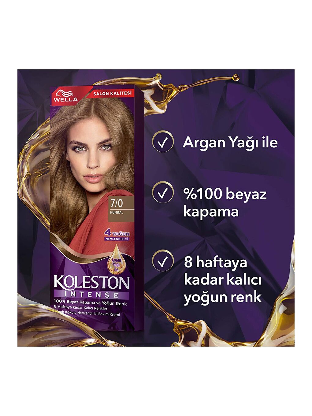 Wella Renksiz Koleston Intense Saç Boyası 7/0 Kumral - Salon Kalitesi - 5