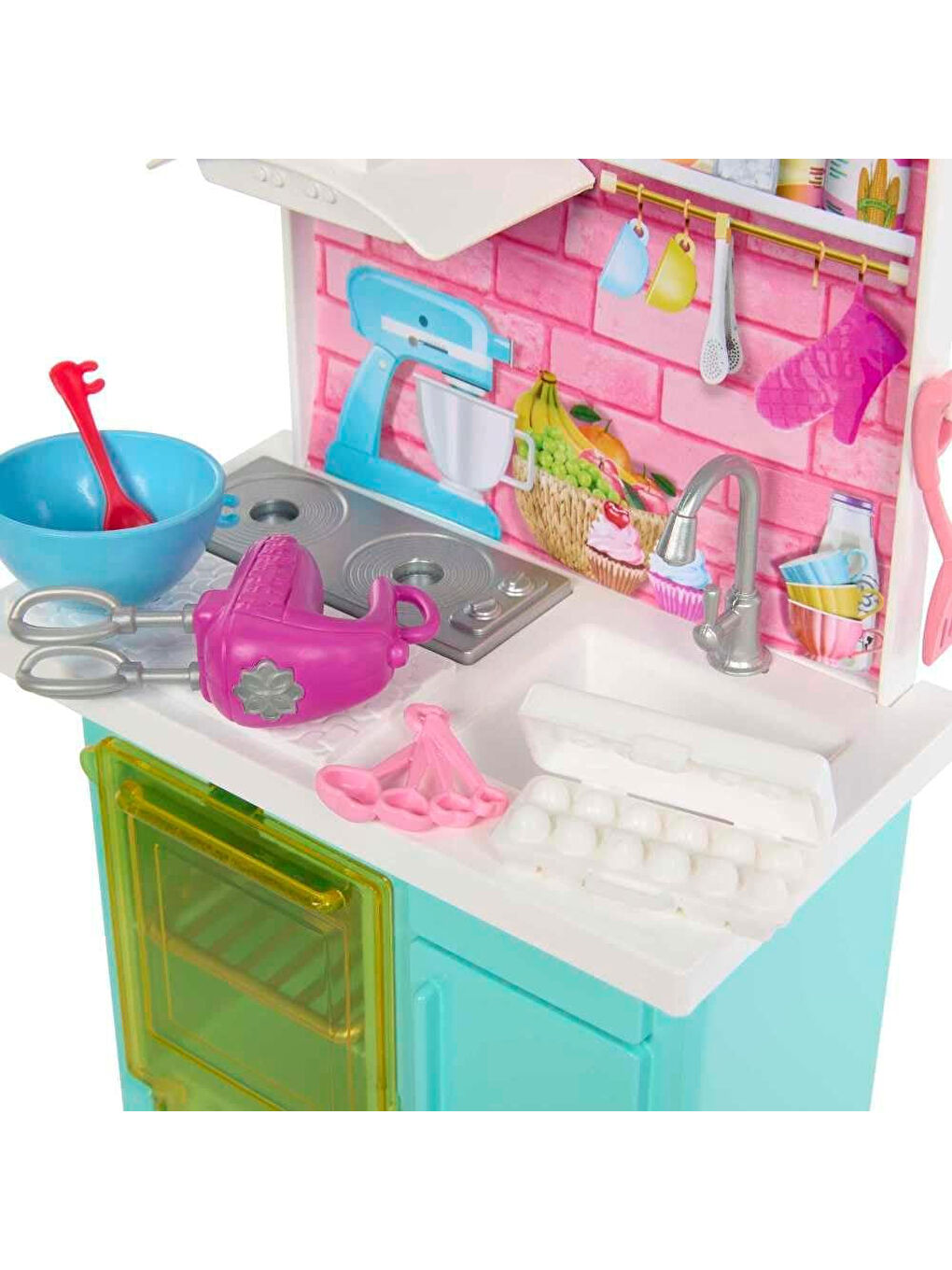 Barbie Brooklyn ve Malibu Pasta Yapıyor Oyun Seti HJY94-2