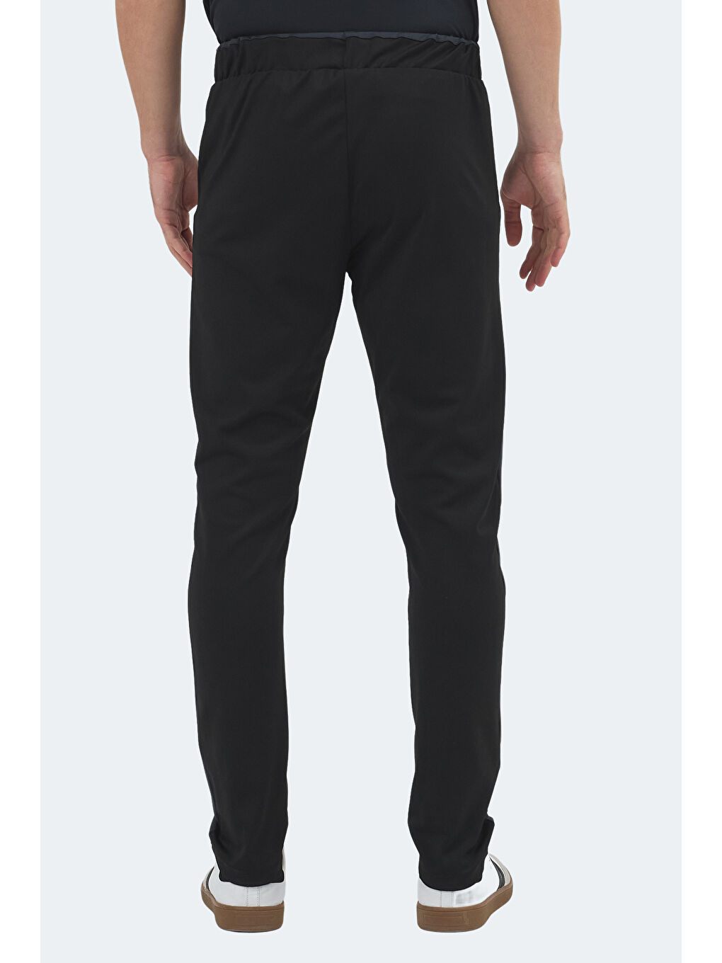 OXFORD I Erkek Fermuar Cepli Siyah Eşofman Altı-5