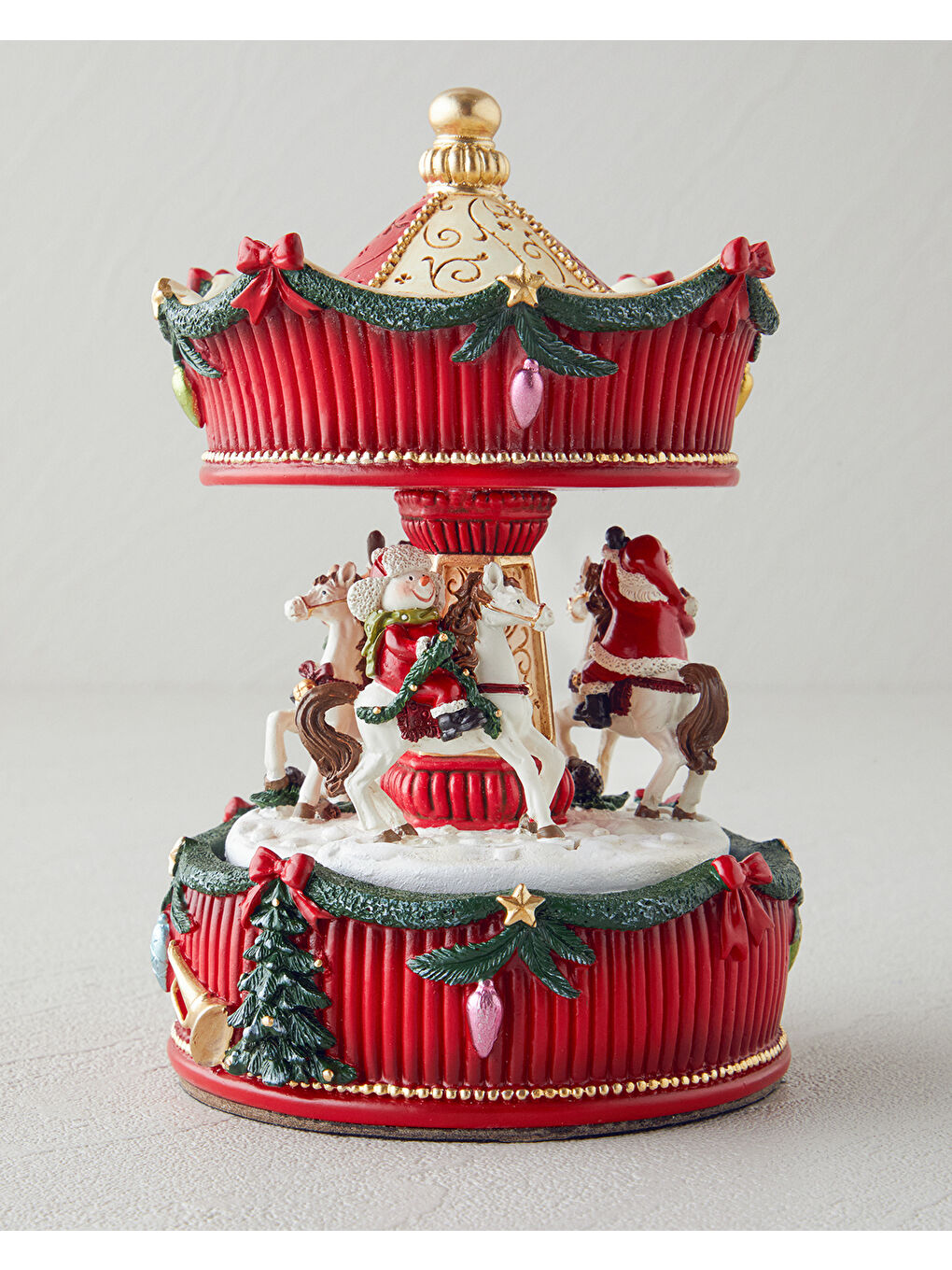 Alice Müzik Kutusu 17 cm Kırmızı-1