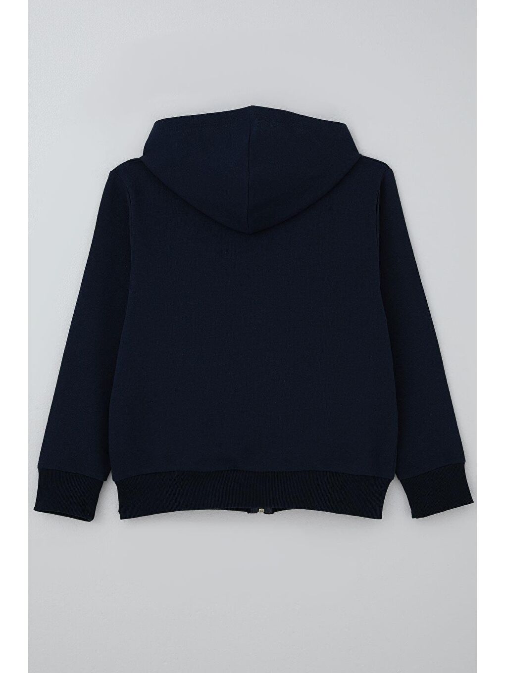 Erkek Çocuk Hırka Basic Kapüşonlu Fermuarlı Lacivert (6-10 Yaş)-2