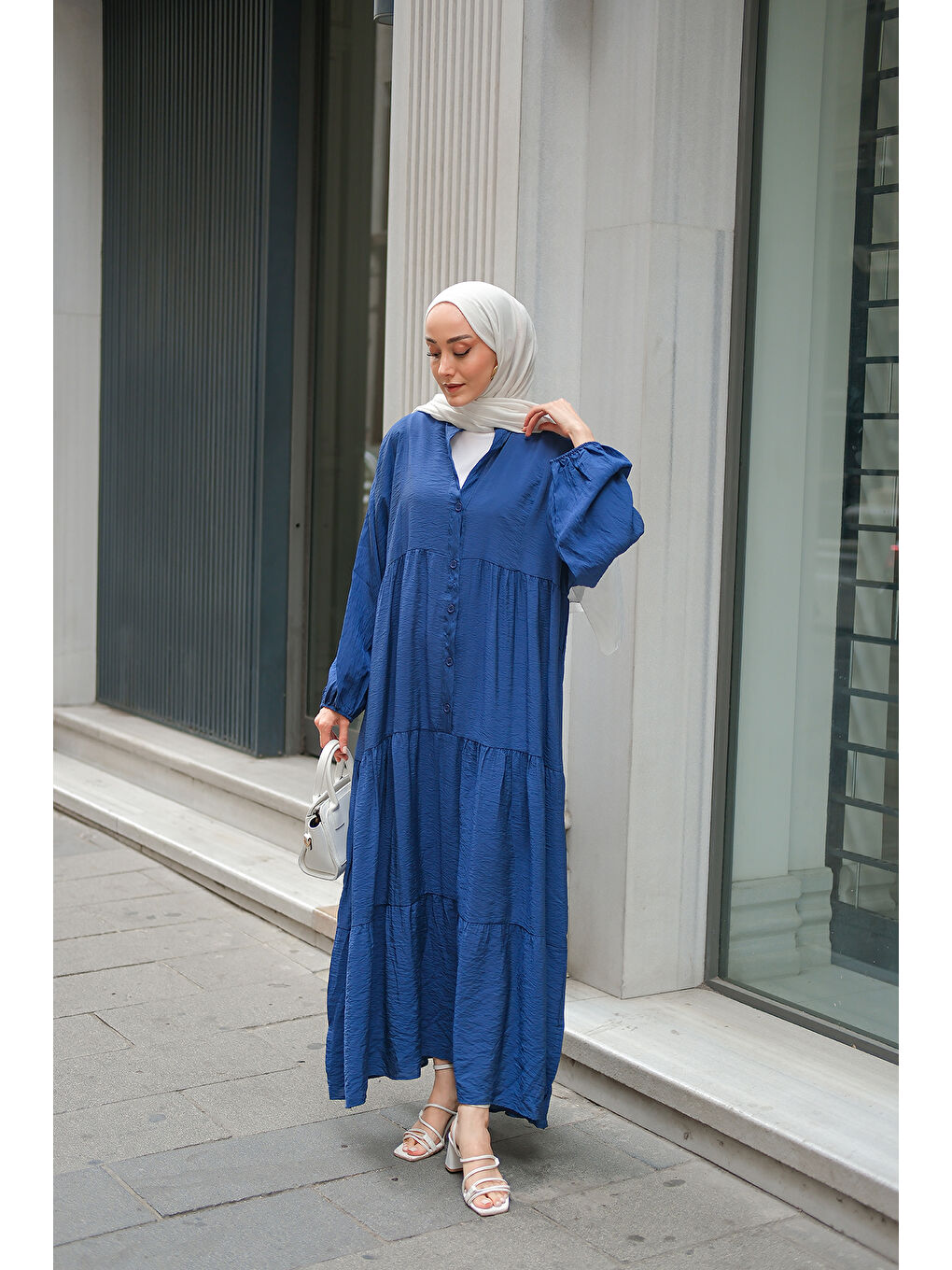 Kadın Rita Kraş Elbise Lacivert