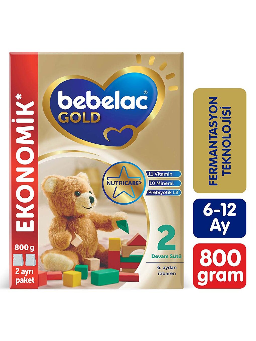 Gold 2 Devam Sütü 6-12 Ay 800 Gr