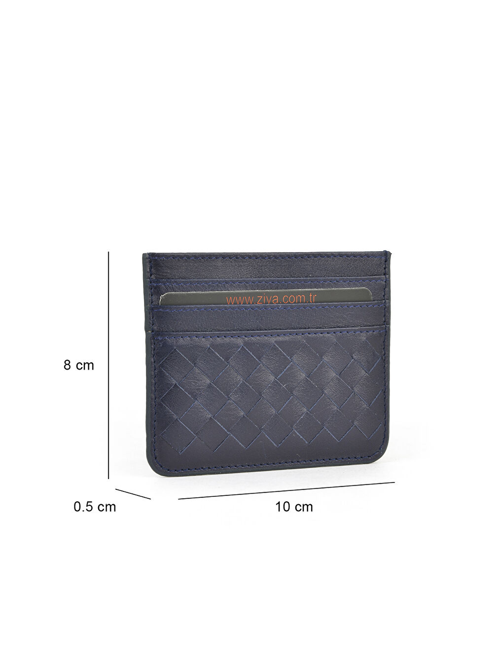Unisex Hakiki Deri Kartlık 1539852Z06 Lacivert-1