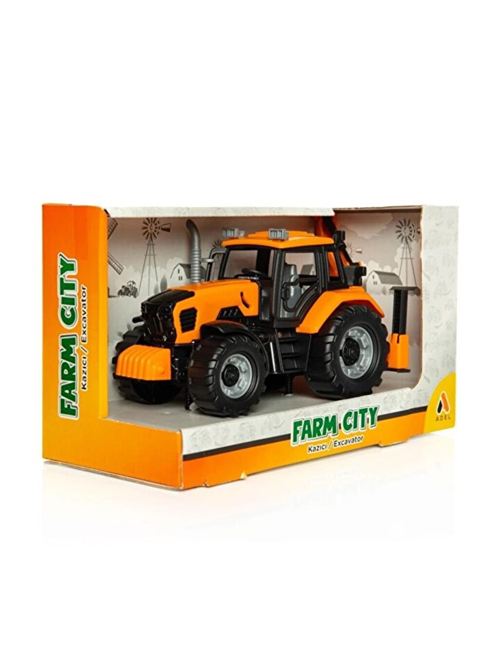 Farm City Excavator Kazıcı Turuncu (000603)-1